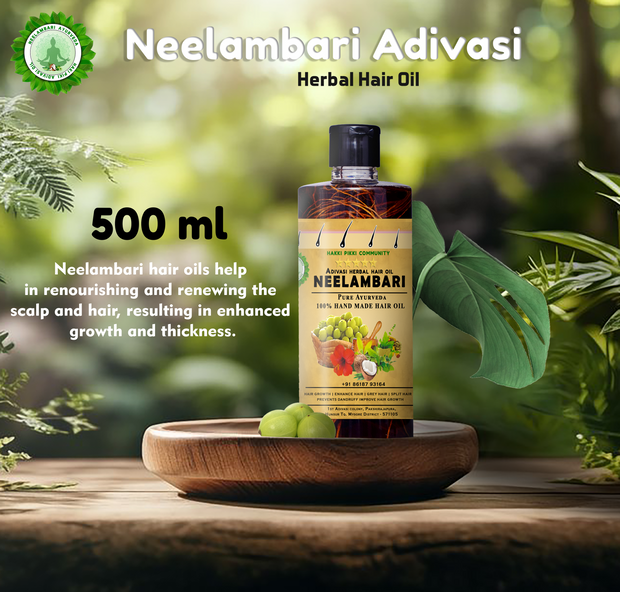 ADIVASI NEELAMBARI HERBAL HAIR OIL